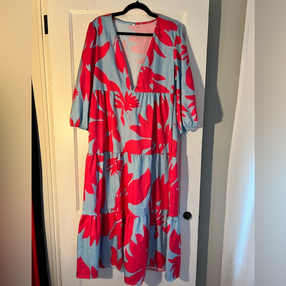 Floral maxi dress